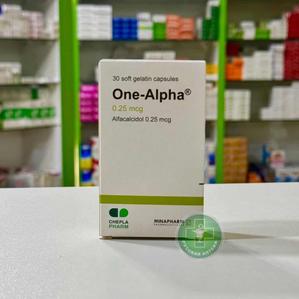 One Alpha 0.25 mcg 30 capsules