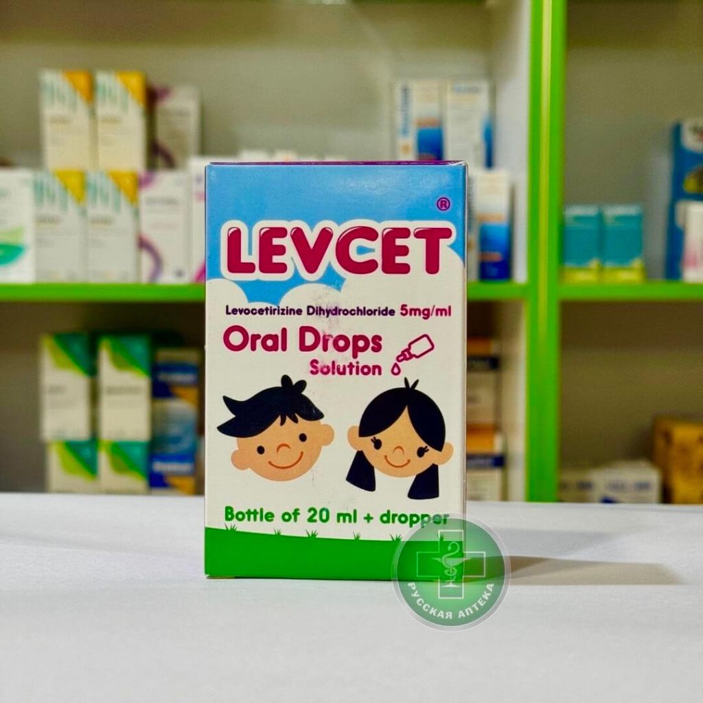 Levcet oral drops 20 ml 5 мг/мл