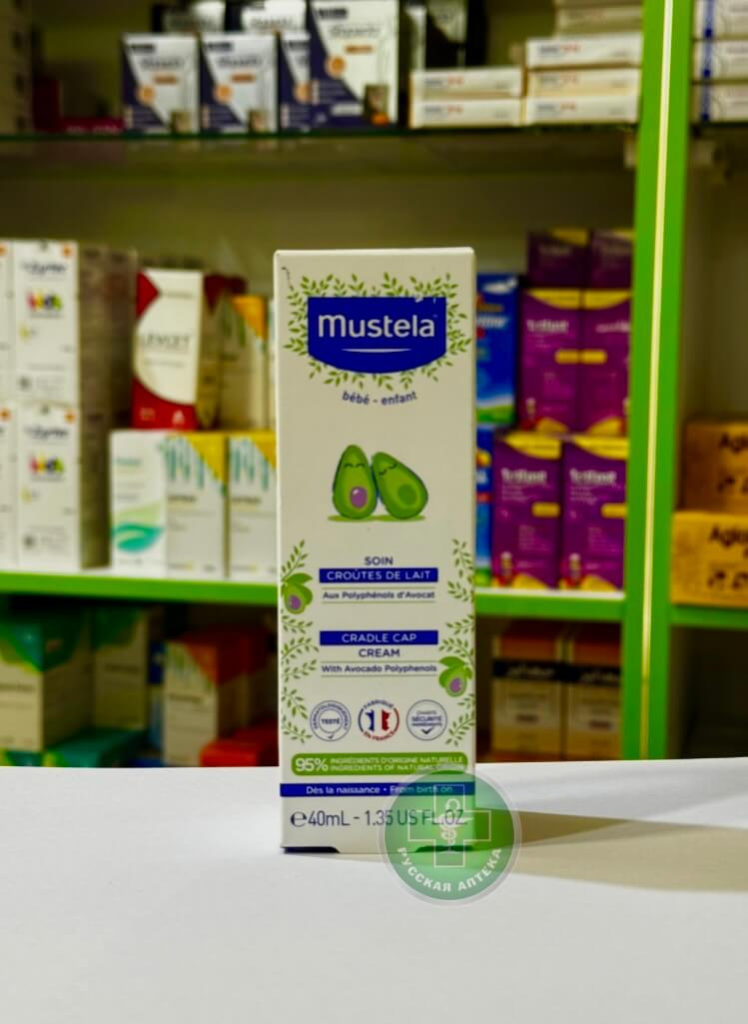 Mustela Cradle cap cream with avocado polyphenids 40 ml