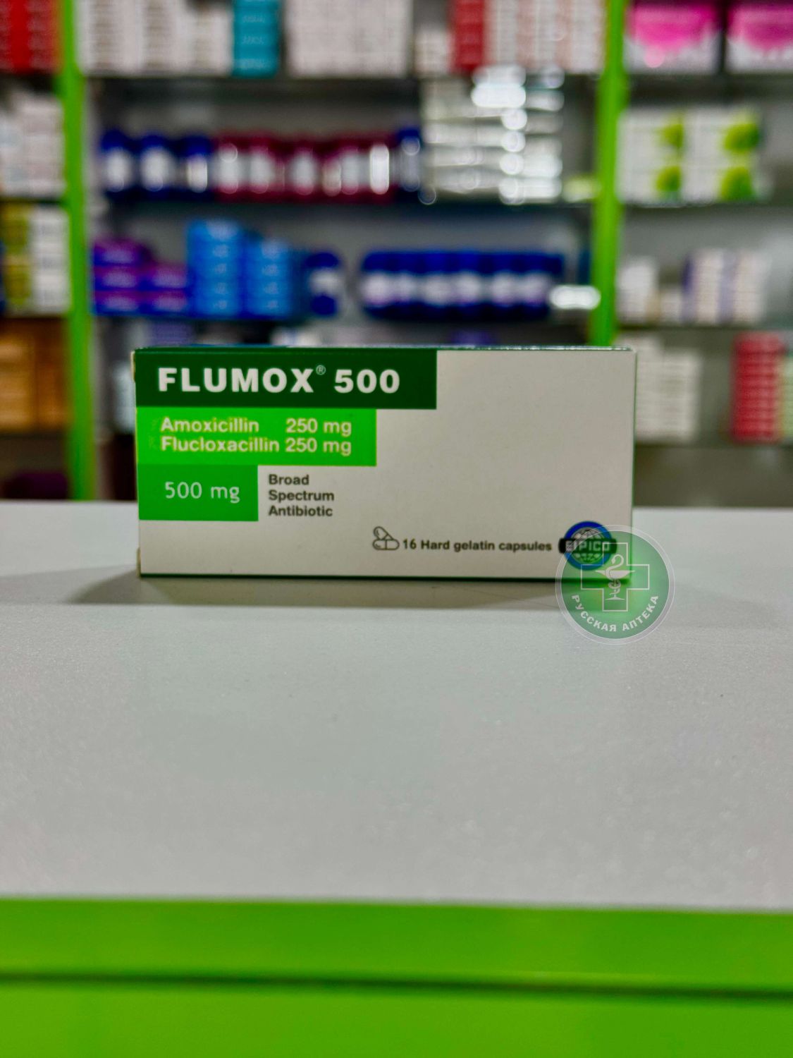 Flumox 500 mg 16 capsules