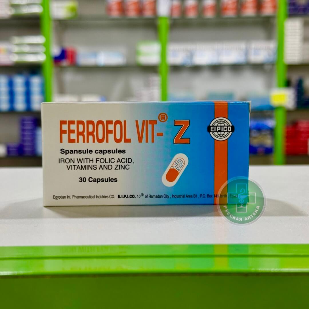 Ferrofol Vit Z 30 capsules