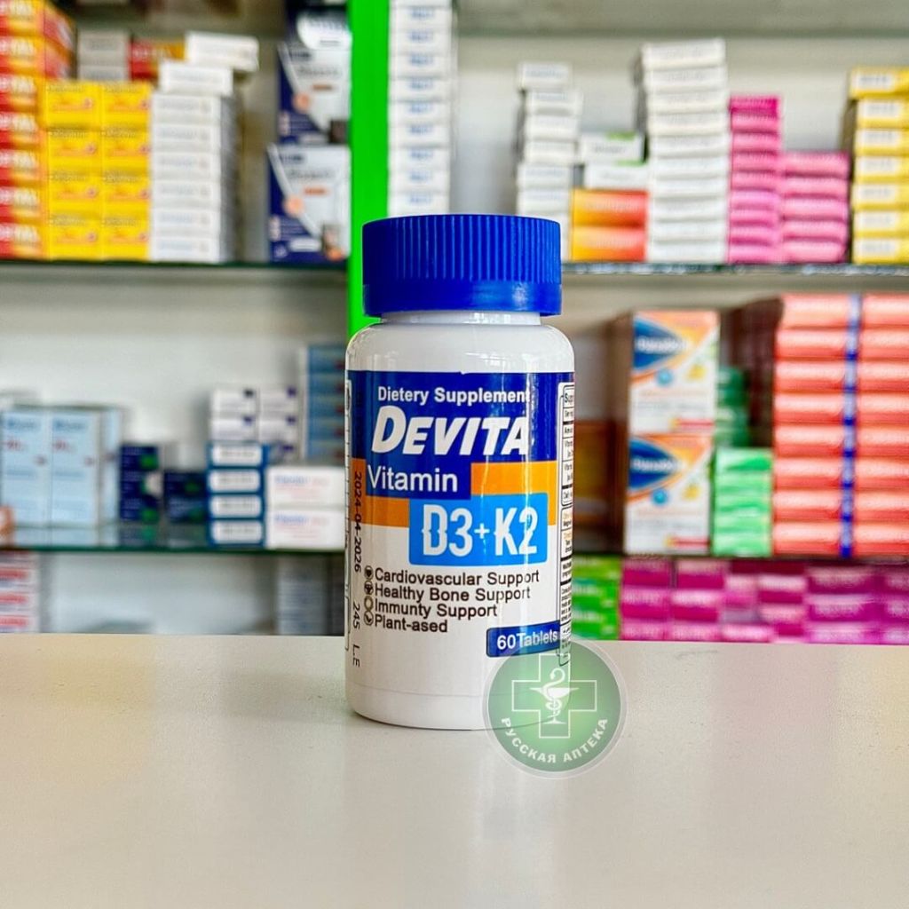 Devita Vitamin D3 & K2 60 tablets