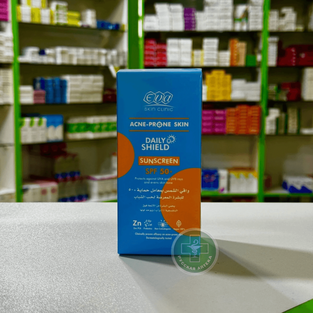 EVA Skin Clinic Acne-prone daily shield sunscreen SPF 50+, 40 ml