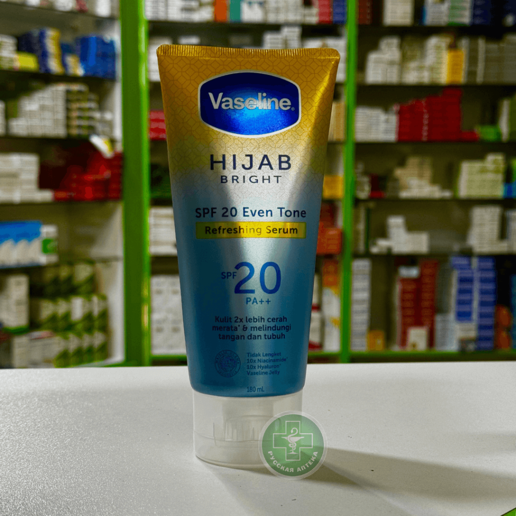 Vaseline Hijab bright refreshing serum even tone SPF 20 180 ml