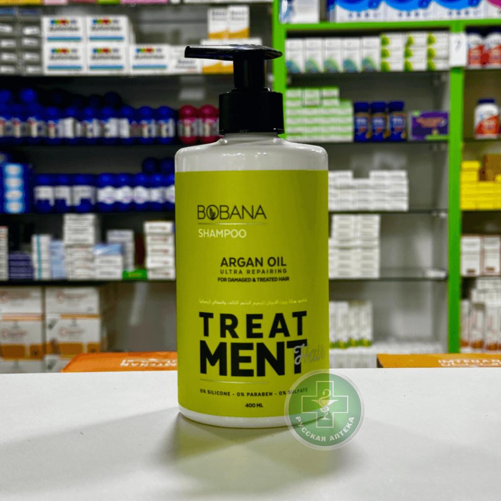 Bobana Repairing shampoo with Argan oil for damaged and colored hair 400 ml