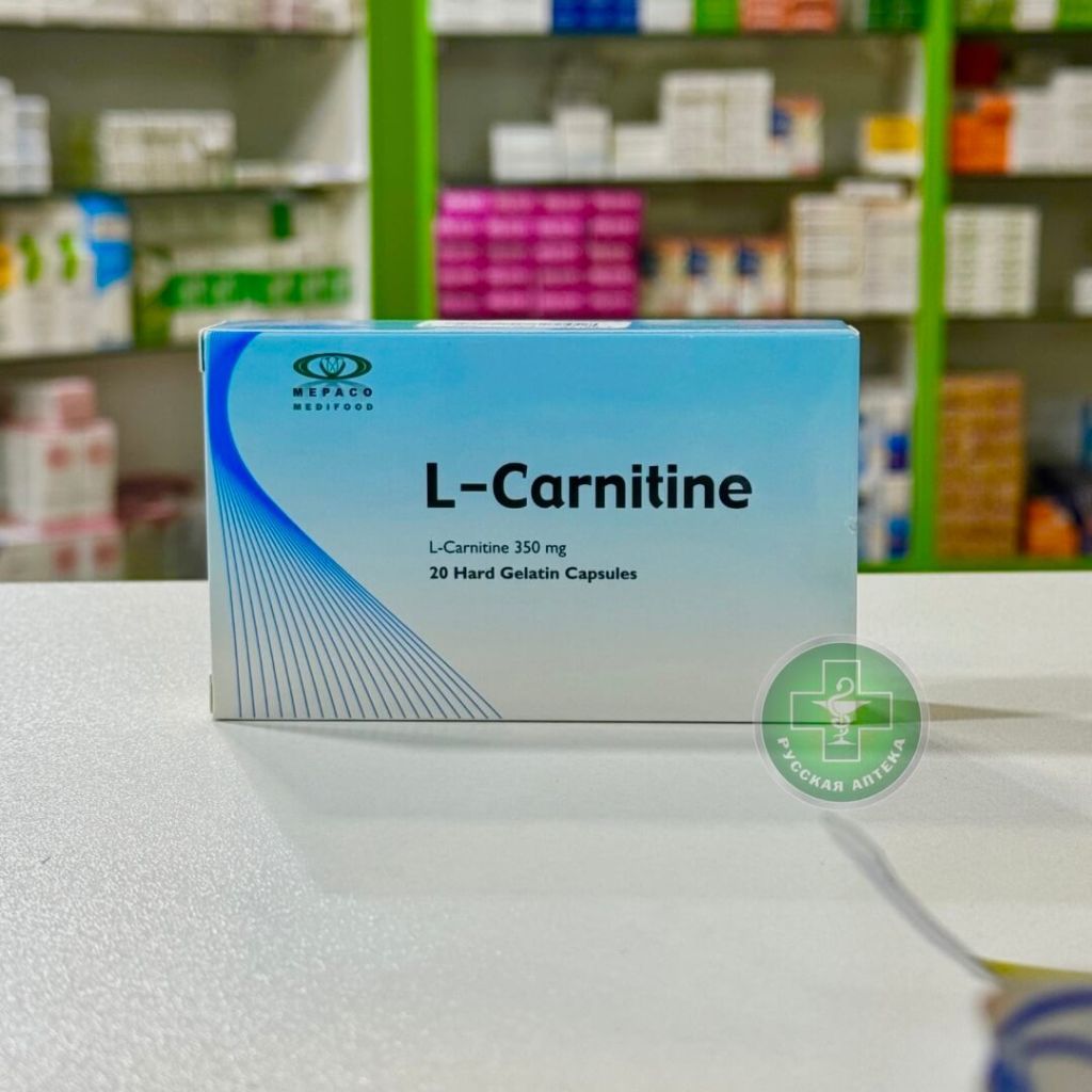L-Carnitine 350 mg 20 capsules