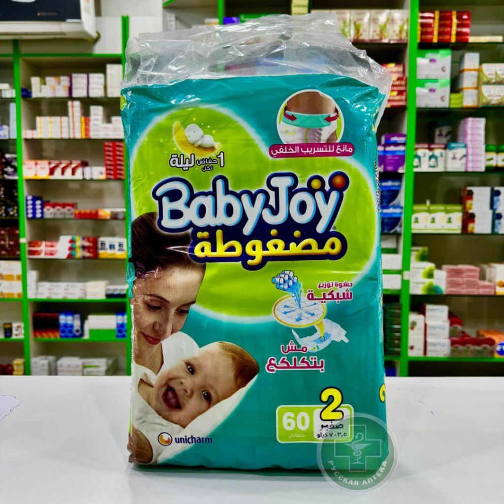 Baby Joy diapers size 2 / 3.5-7 kg / 60 pcs