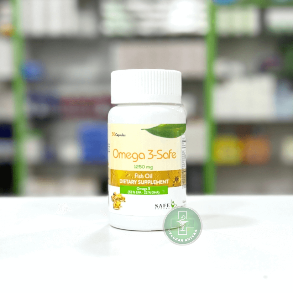 Omega 3-Safe 1250 mg, 30 capsules