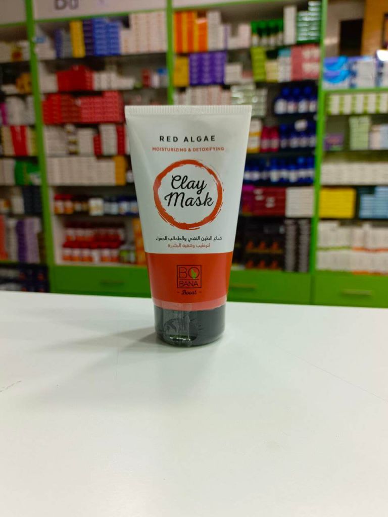 Bobana Clay mask moisturizing & detoxifying with red algae 150 ml