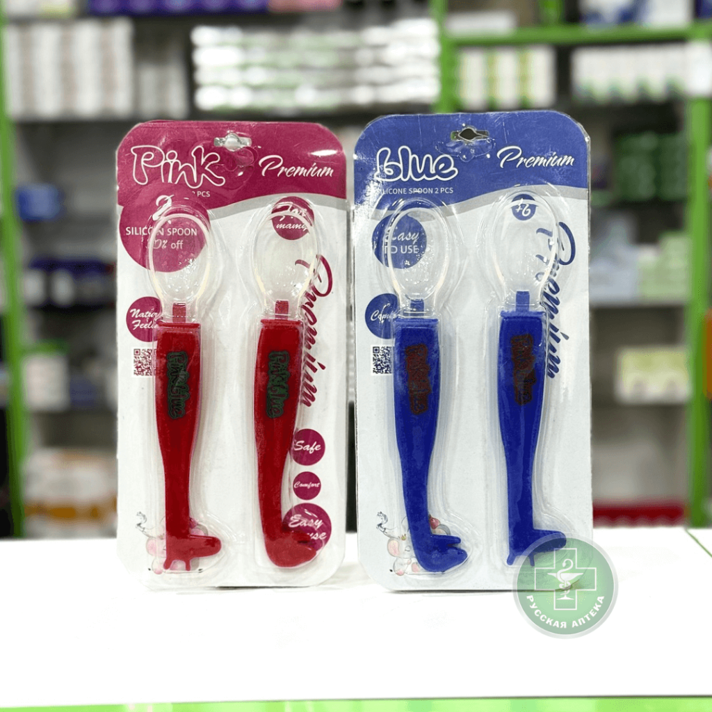 Premium Silicone spoons 6+ months, 2 pcs