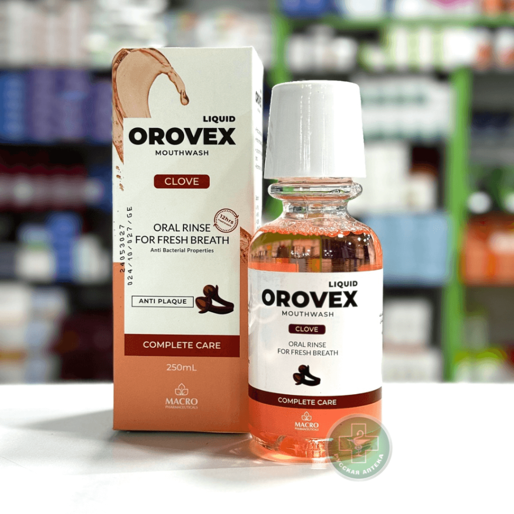 Orovex Mouthwash with clove flavour 250 ml