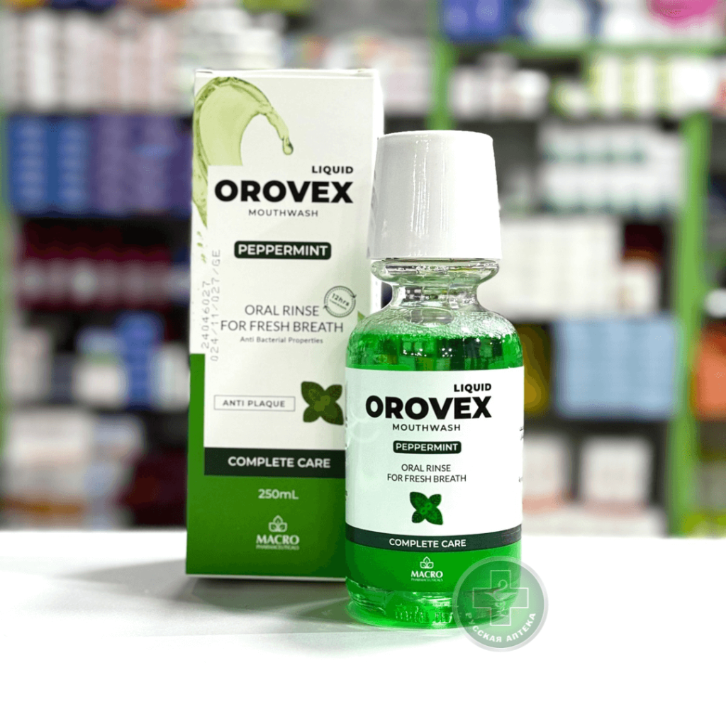 Orovex Mouthwash peppermint flavour 250 ml