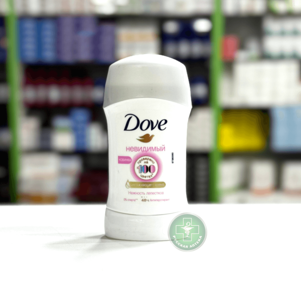 Дав Дезодорант-антиперспирант невидимый 48 часов Нежность лепестков 40 г