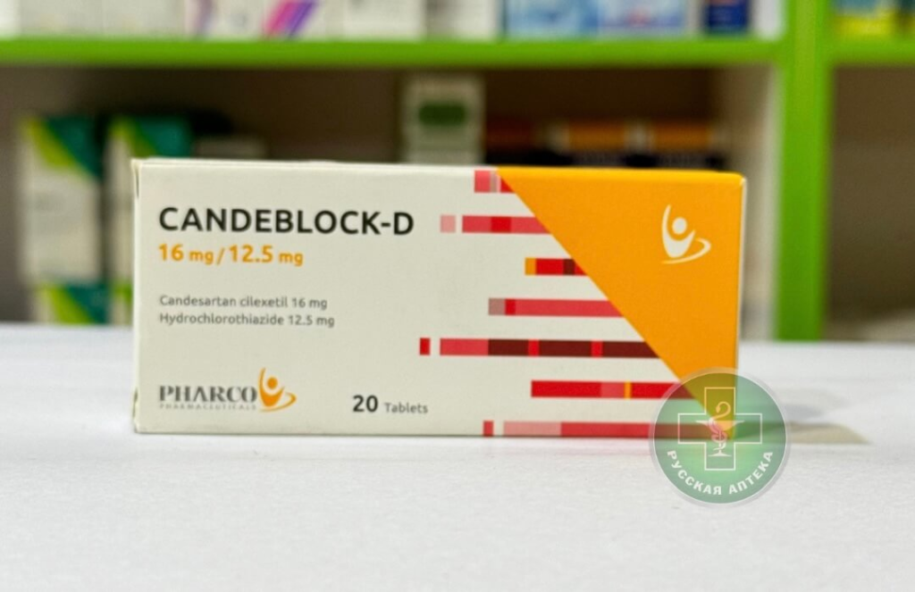 Candeblock D 16 mg/12.5 mg 20 tablets