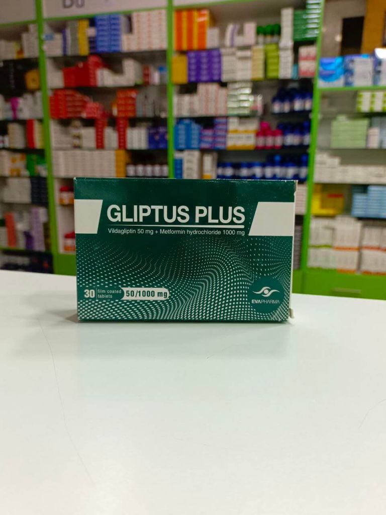 Gliptus Plus 50/1000 mg 30 tablets