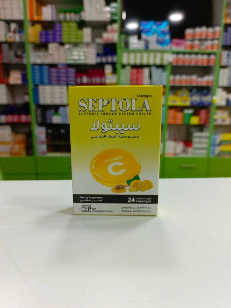 Septola Throat lozenges with honey & lemon 24 pcs