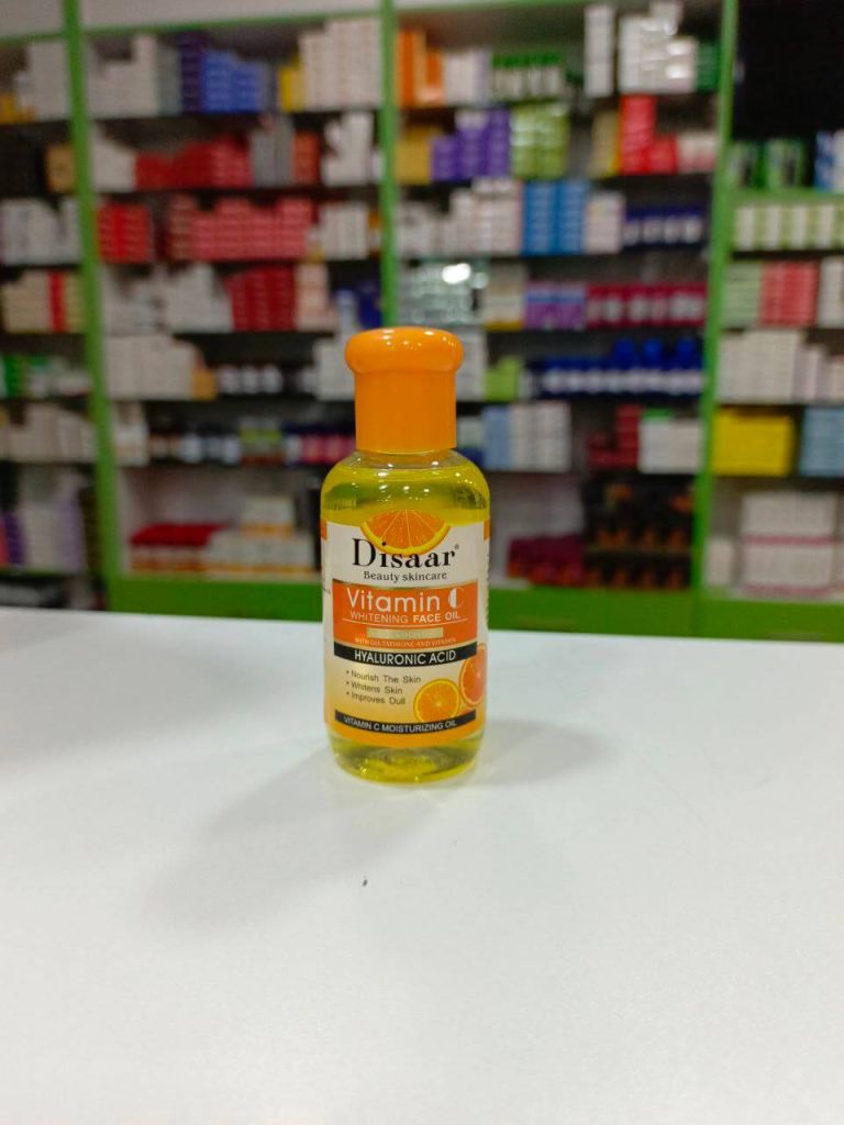 Дизаар Отбеливающее и увлажняющее масло для лица с гиалуроновой кислотой, глутатионом и витамином С 75 мл