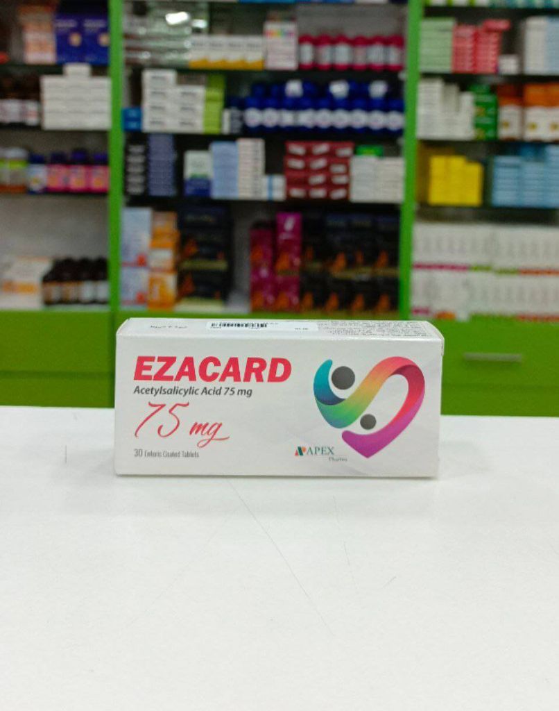 Ezacard 75 mg 30 tablets