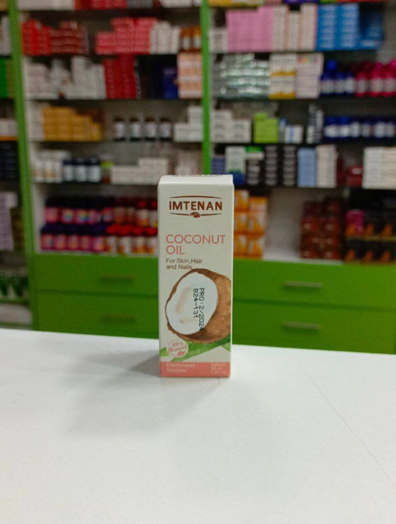 Imtenan Coconut oil for skin, hair & nails fractionated odorless 50 ml