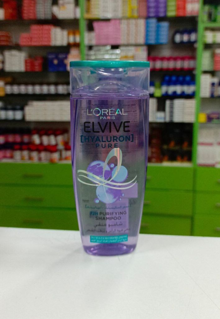Loreal Elvive Шампунь Гиалуроновое очищение для жирной кожи головы и обезвоженных длинных волос 600 мл
