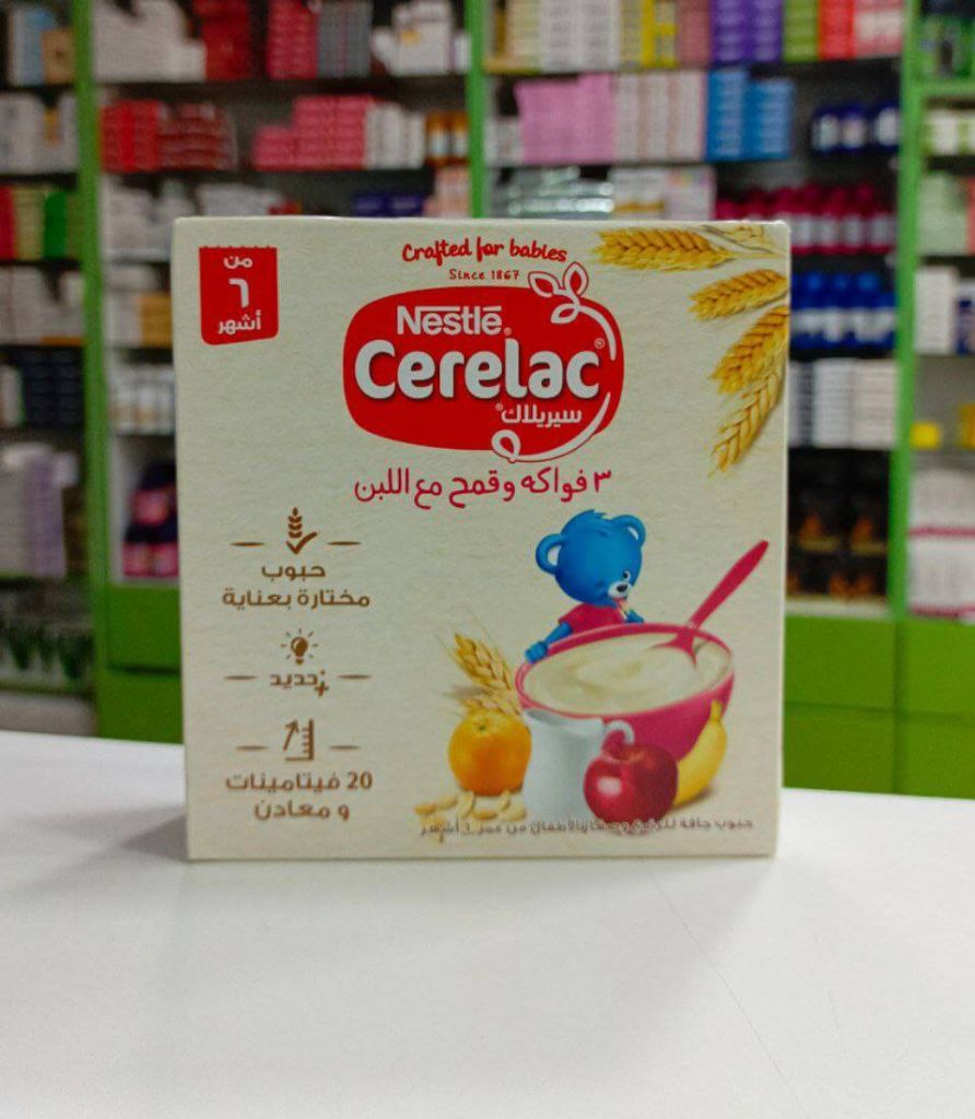 Nestle Cerelac Каша пшеничная молочная с фруктами с 6 месяцев