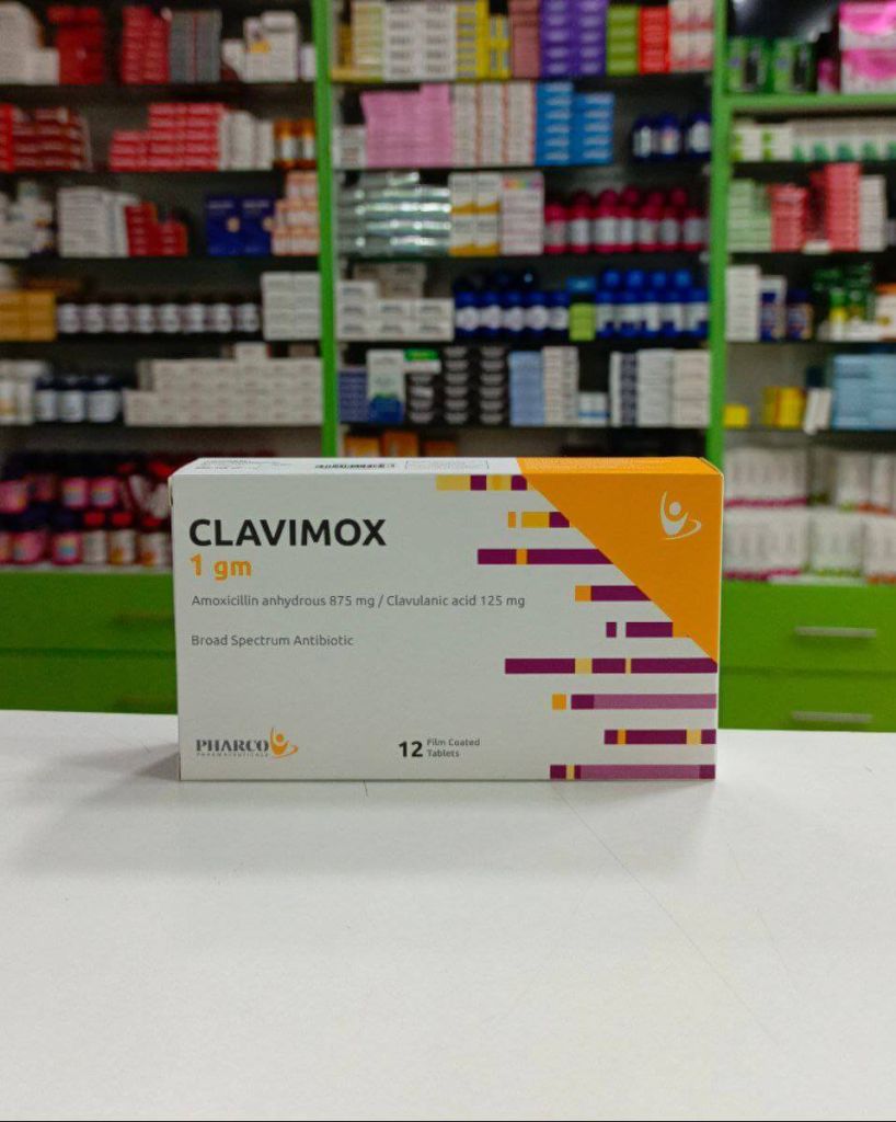Clavimox 1 gm 12 tablets