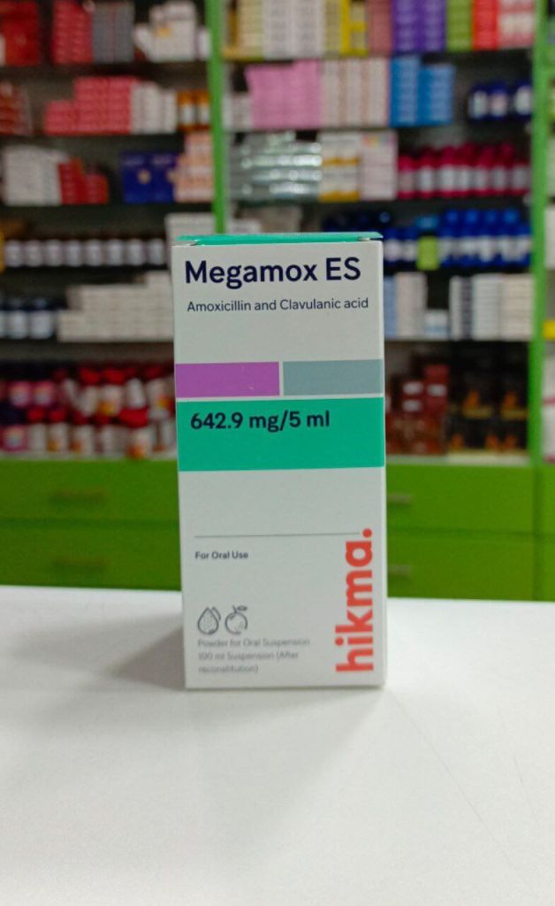 Megamox ES 642.9 mg / 5 ml suspension 100 ml