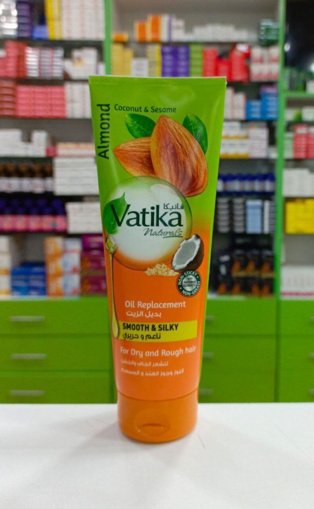 Vatika Oil replacement Smooth and silky hair with almond, coconut & sesame extracts 200 ml