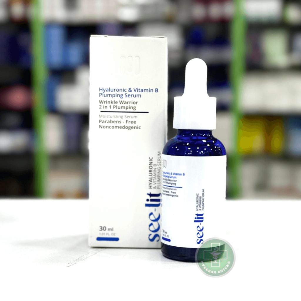 See Lit Plumping serum wrinkle warrior with hyaluronic acid & vitamin B 30 ml