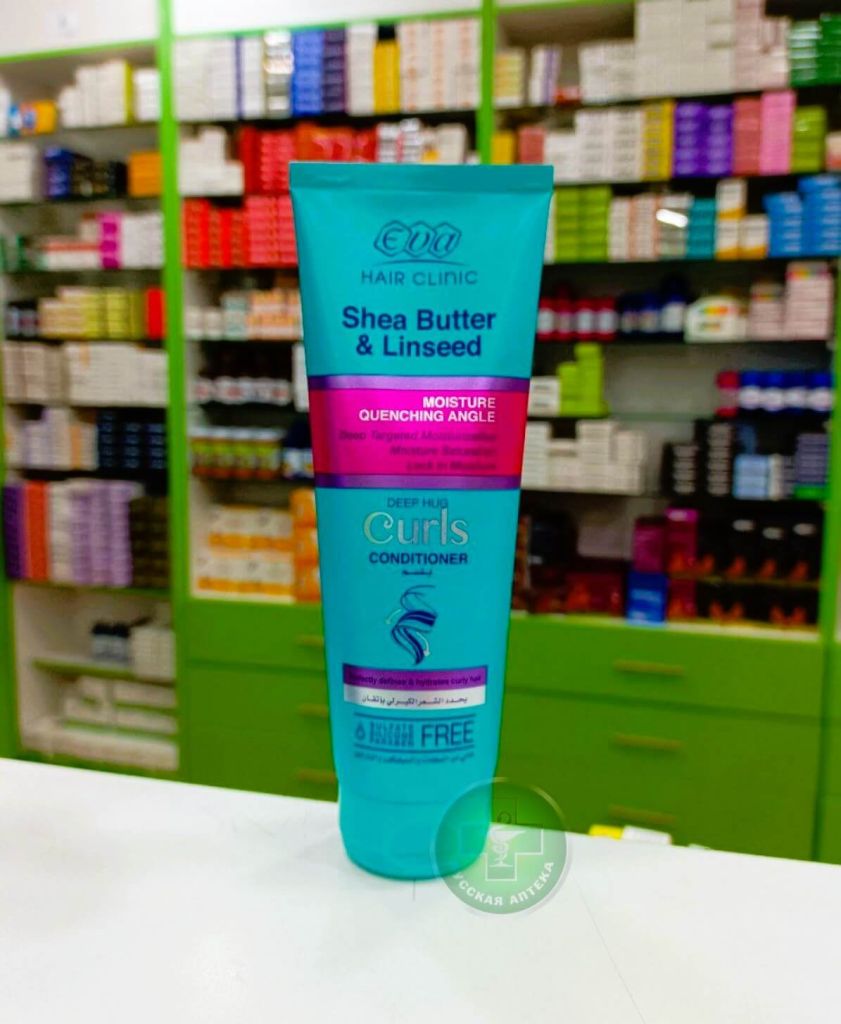 EVA Hair Clinic Shea butter & linseed moisture curls conditioner 230 ml