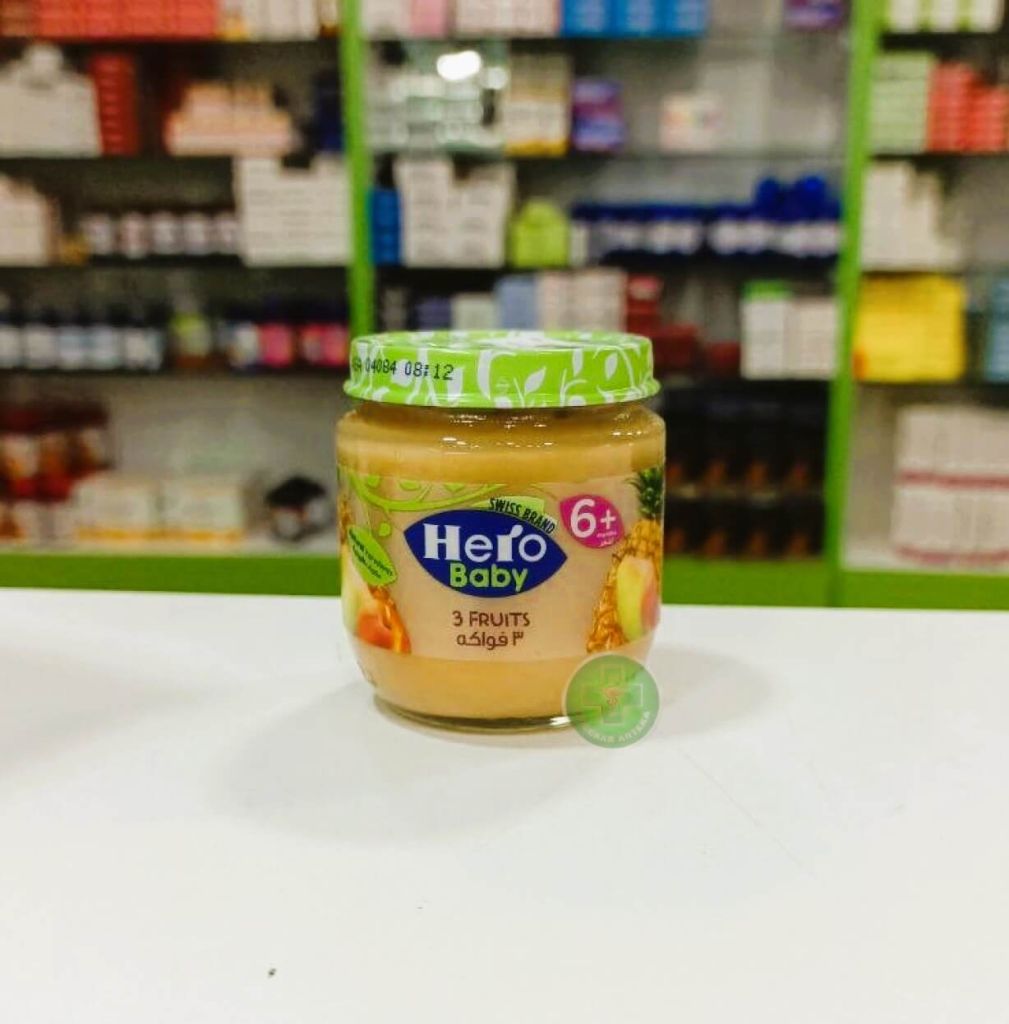 Hero Baby Пюре 3 фрукта с 6 месяцев 125 г