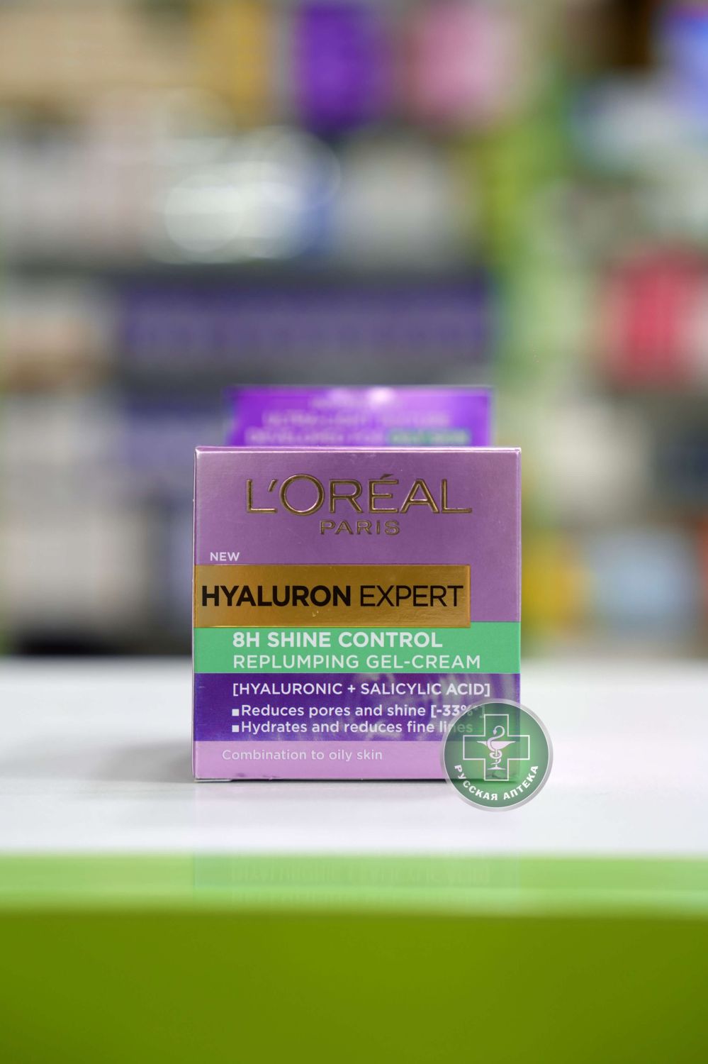 L'Oreal Hyaluron Expert 8h shine control replumping gel-cream for combination to oily skin 50 ml