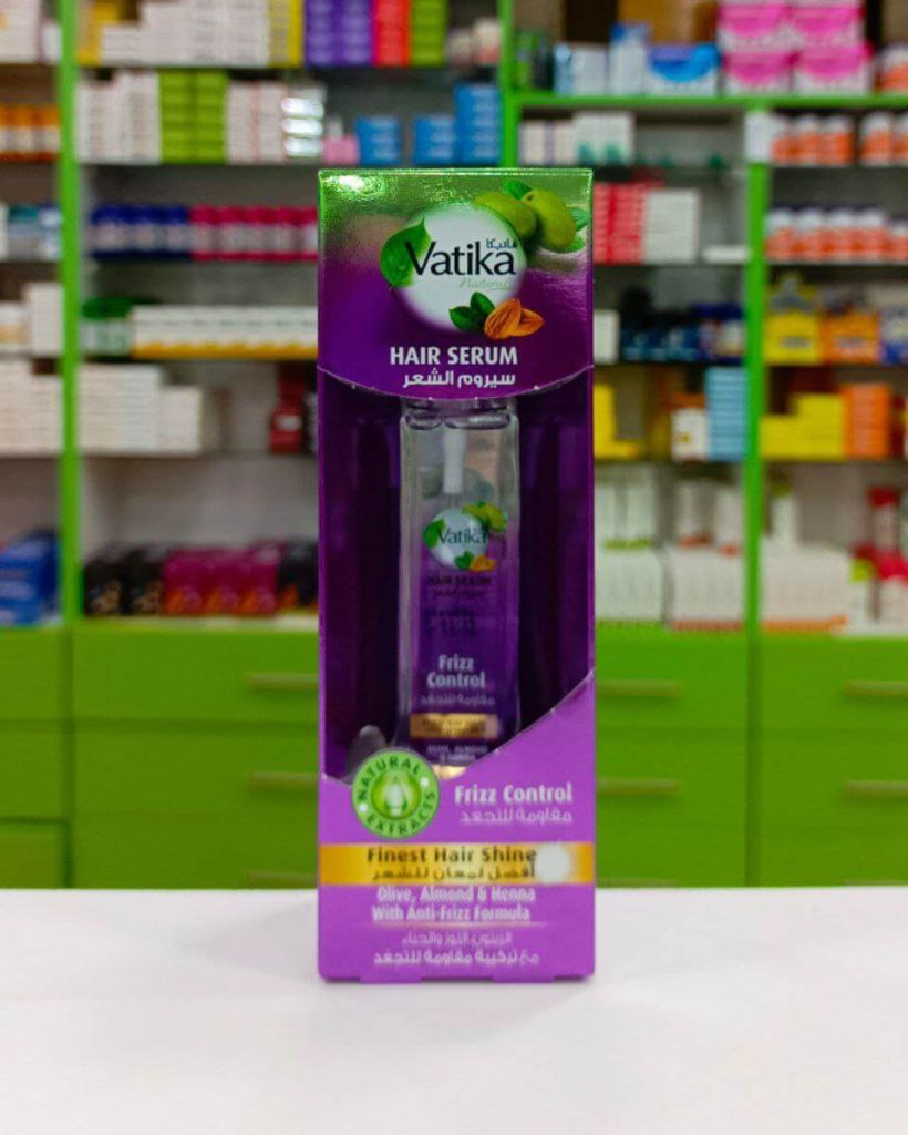 Vatika Hair serum Frizz control with olive, almond & henna 47 ml