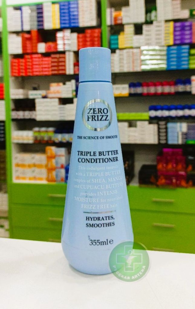Zero Frizz Triple butter conditioner for frizzy, coarse hair 355 ml