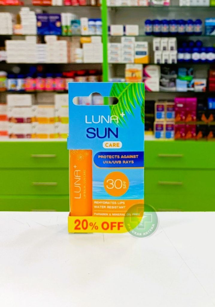 Luna Sun Care Rehydrating lip balm SPF 30 3,5 gm