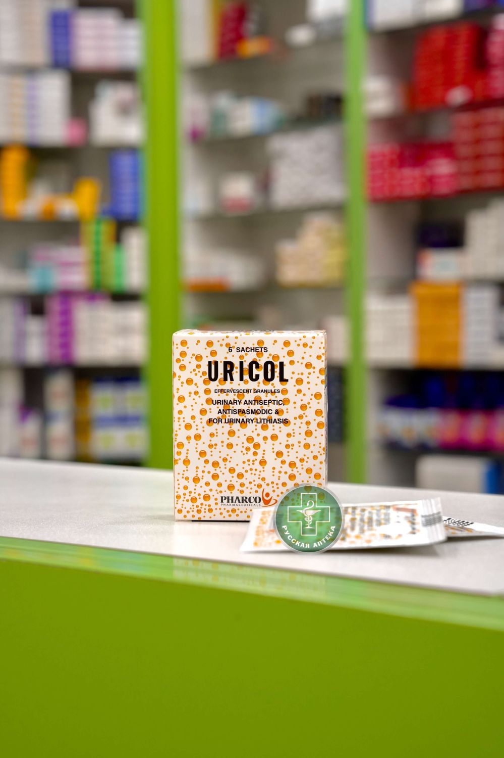 Uricol effervescent granules 6 sachets