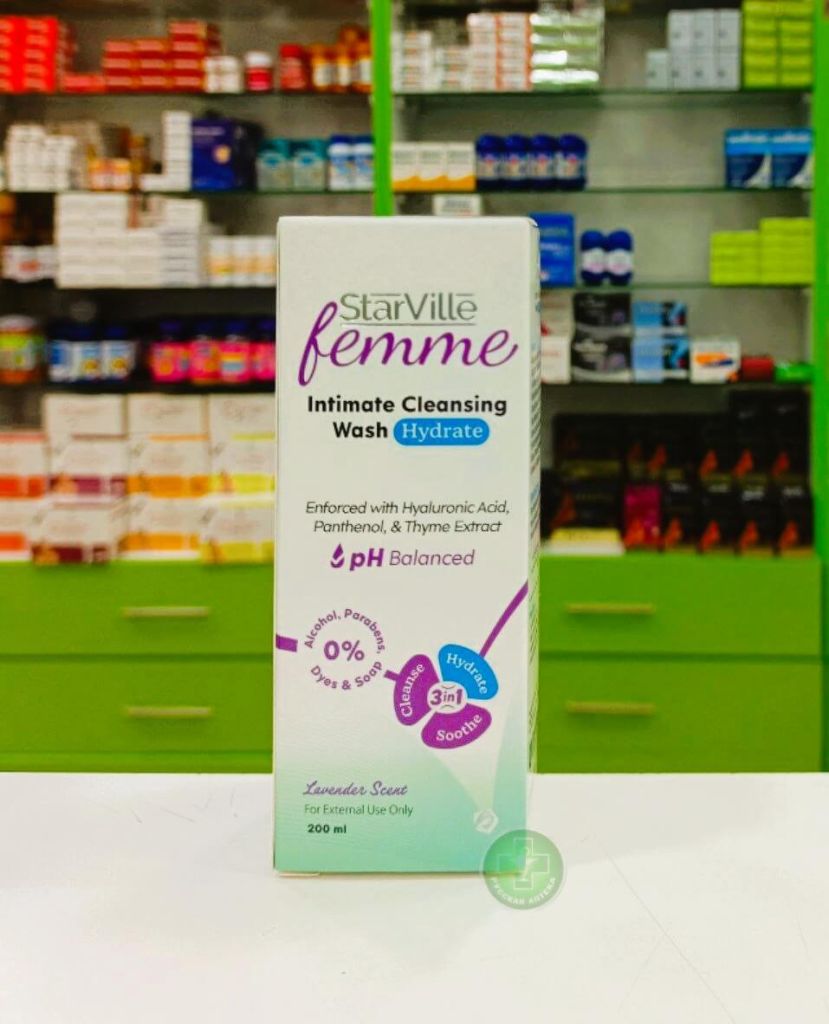 Starville Femme Intimate cleansing wash Hydrate Lavender scent 200 ml