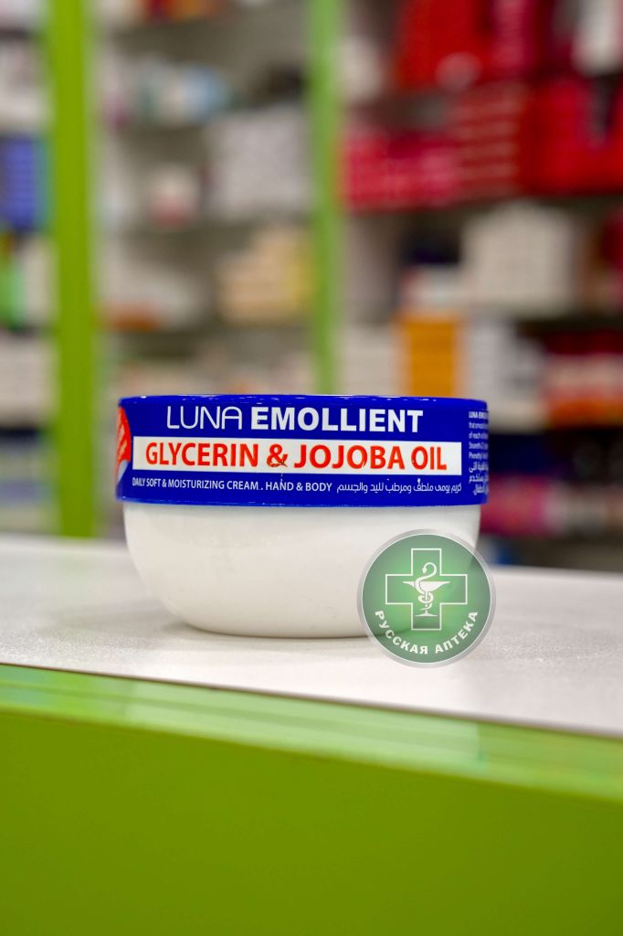 Luna Emollient Крем для рук и тела с глицерином и маслом жожоба 160 г