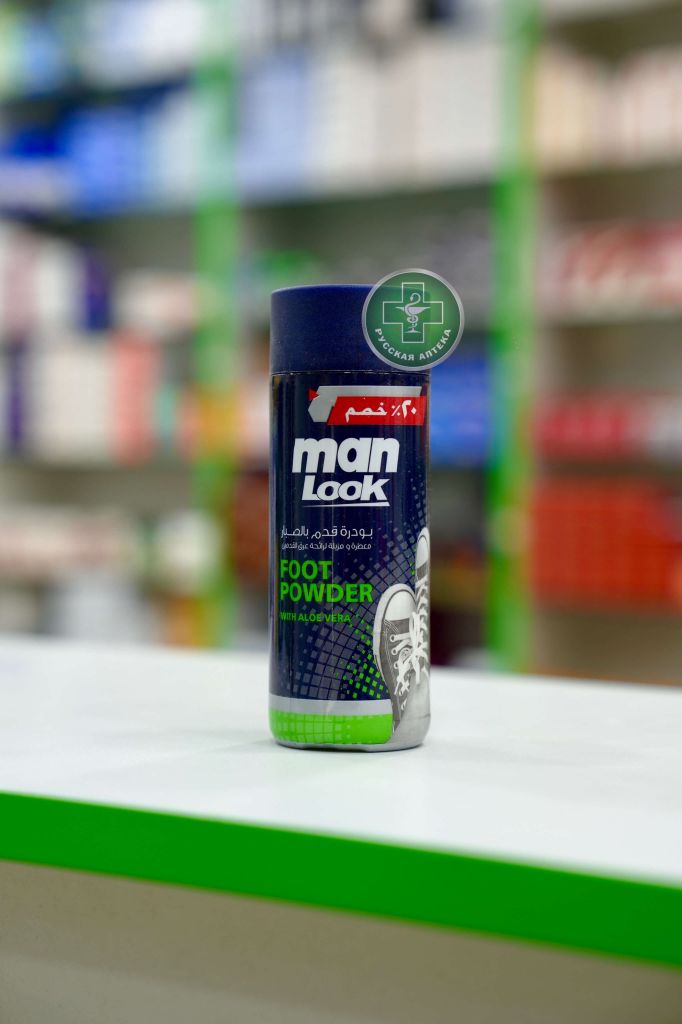 EVA Men Look Foot powder with aloe vera 50 g