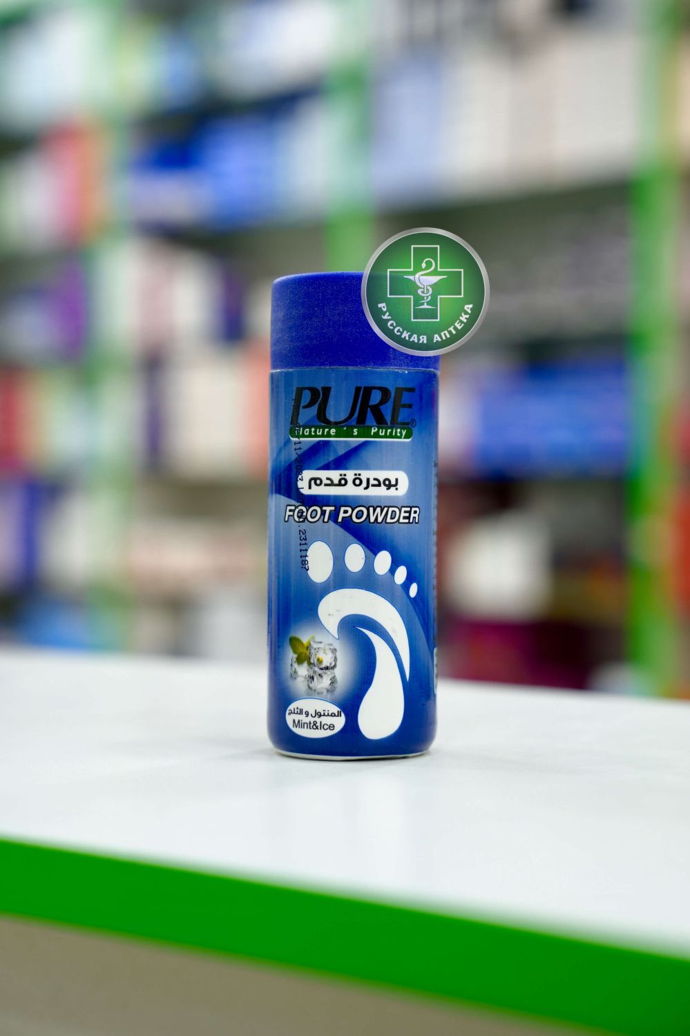 Pure Foot powder Mint & Ice 50 g