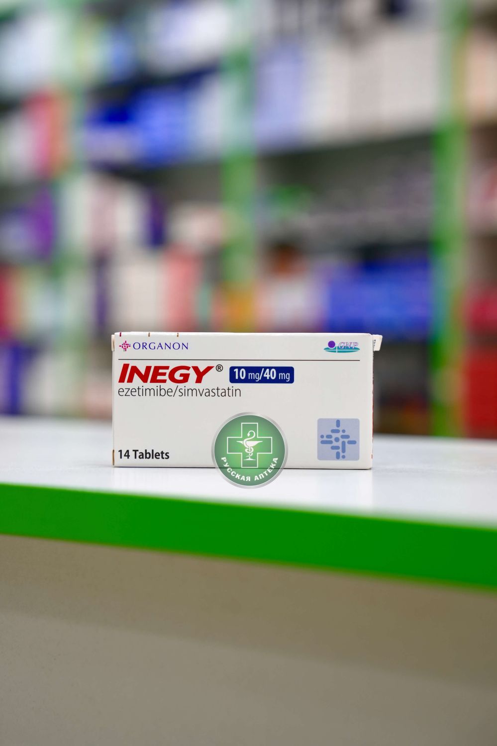 Inegy 10/40 mg 14 tablets