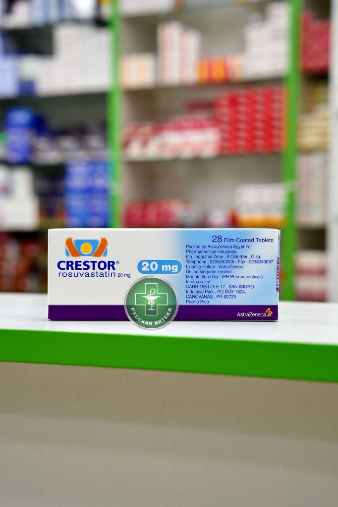 Crestor 20 mg 28 tablets