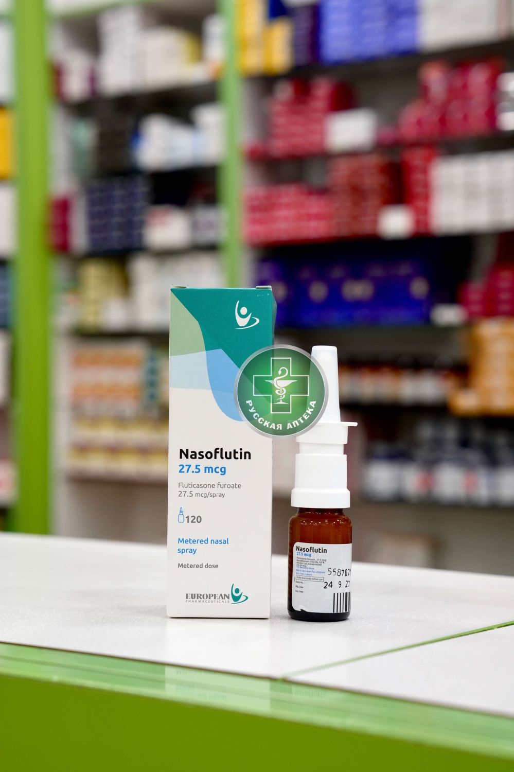 Nasoflutin nasal spray 27.5 mcg 120 doses
