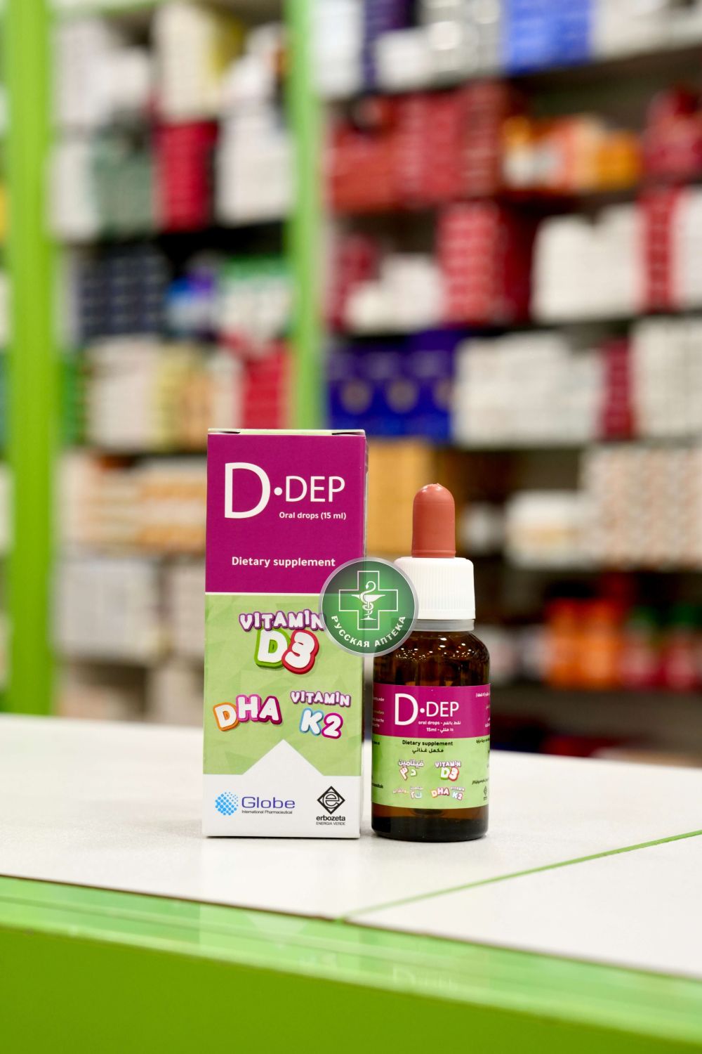 D.Dep Vitamins D3 & K2 oral drops 15 ml