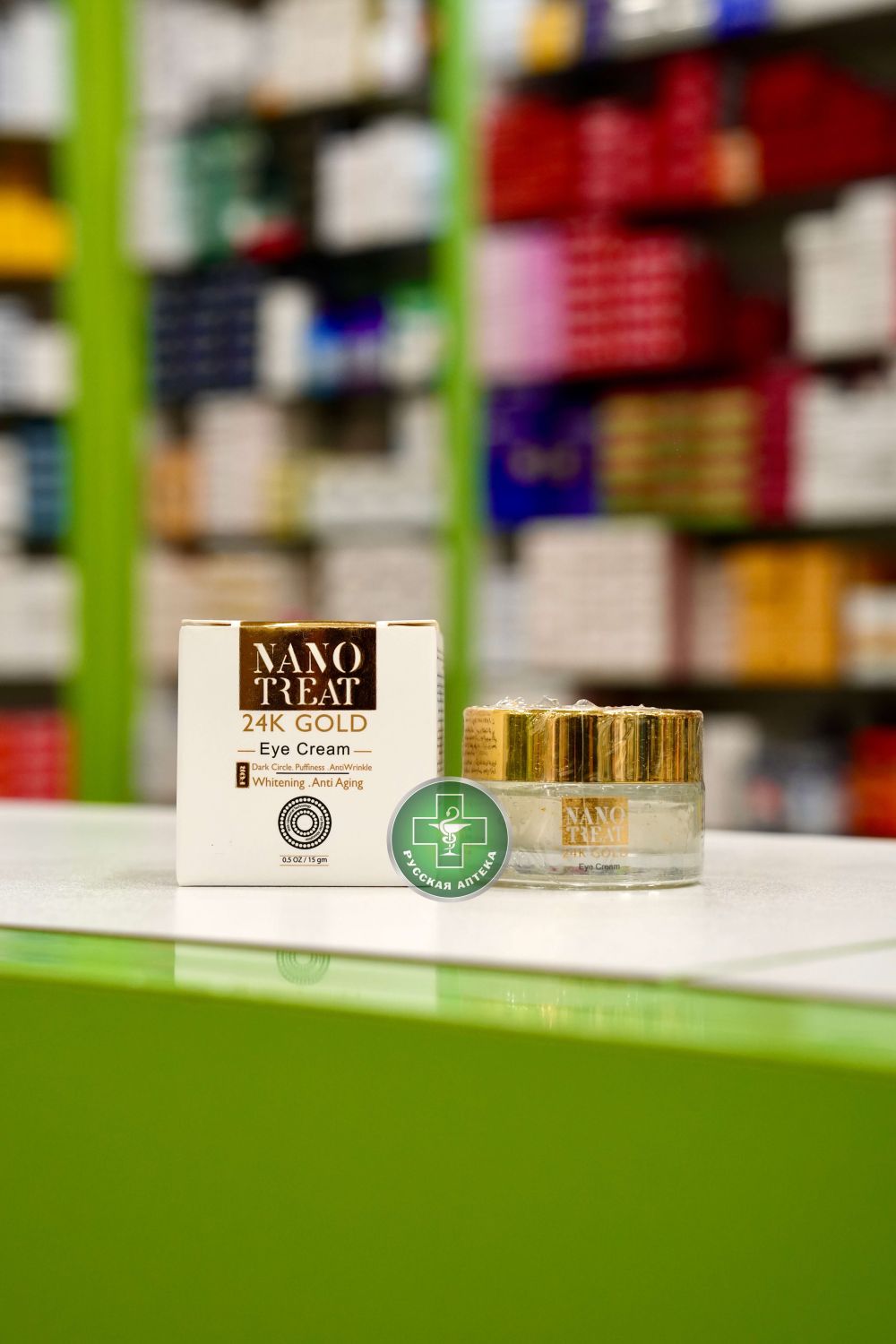 Nano Treat 24K Gold Anti-aging eye cream 15 gm