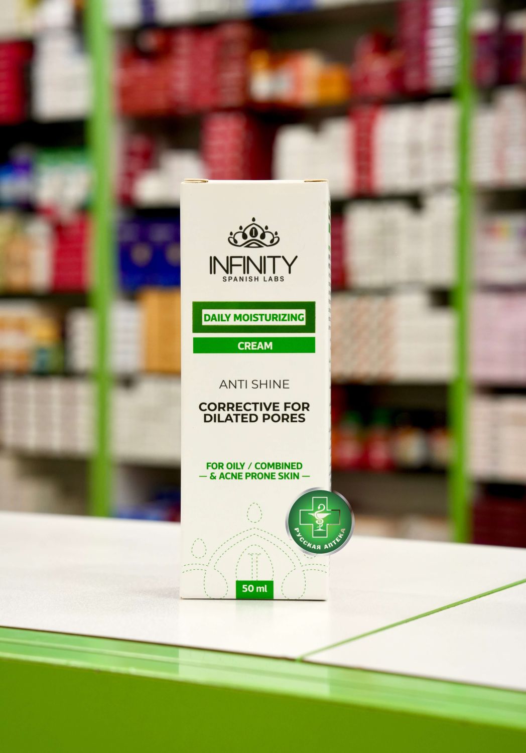 Infinity Daily moisturizing cream for oily, combined & acne-prone skin 50 ml