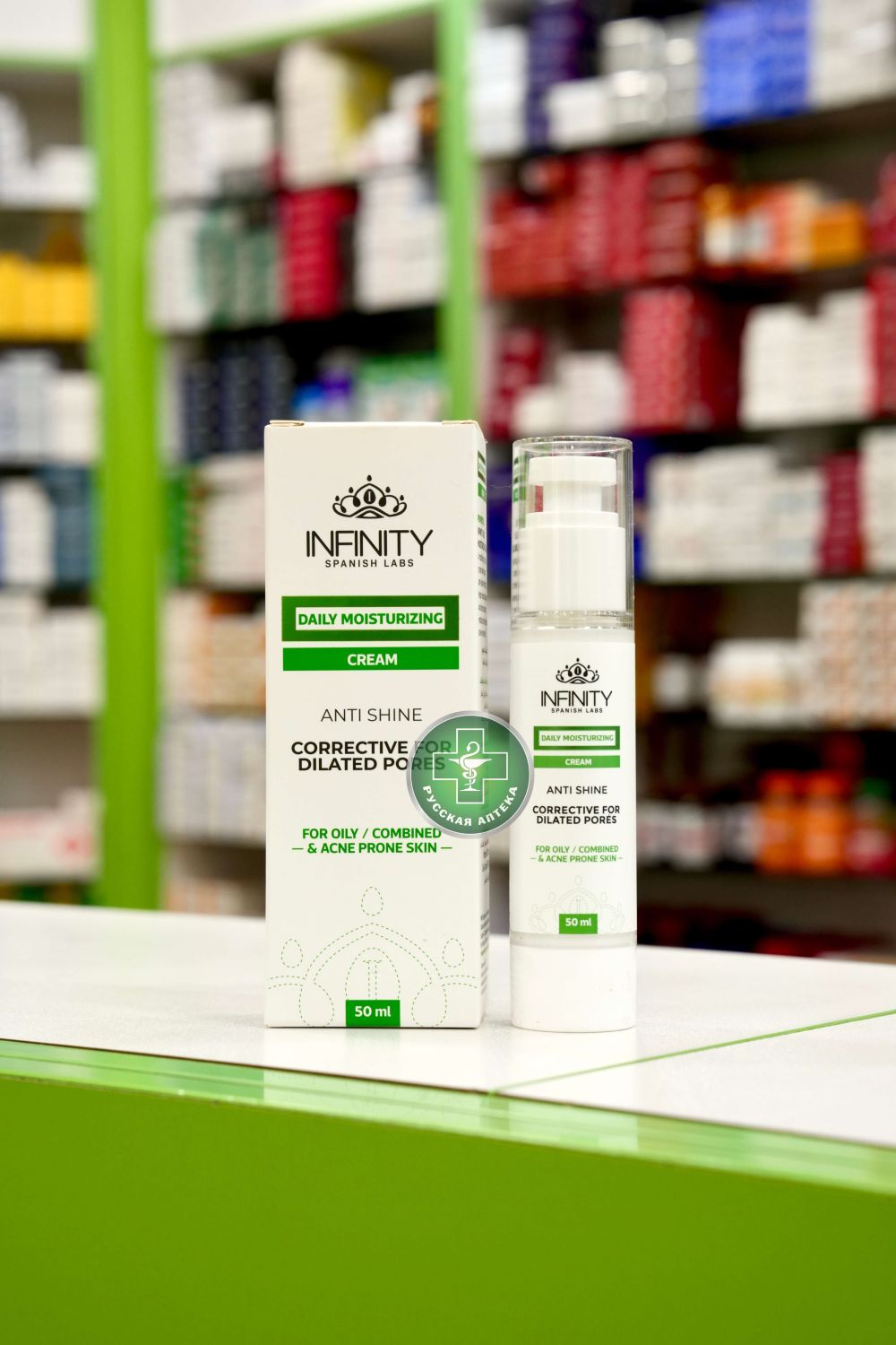 Infinity Daily moisturizing cream for oily, combined & acne-prone skin 50 ml
