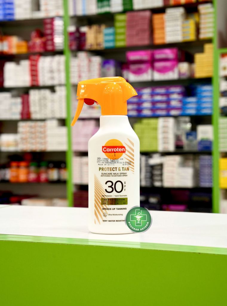 Carroten Protect & Tan Suncare milk spray 270 ml