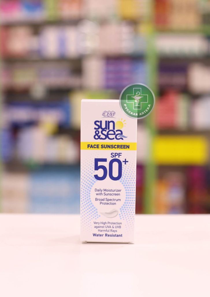 Eva Sun & Sea Солнцезащитный крем для лица SPF 50+ 40 мл