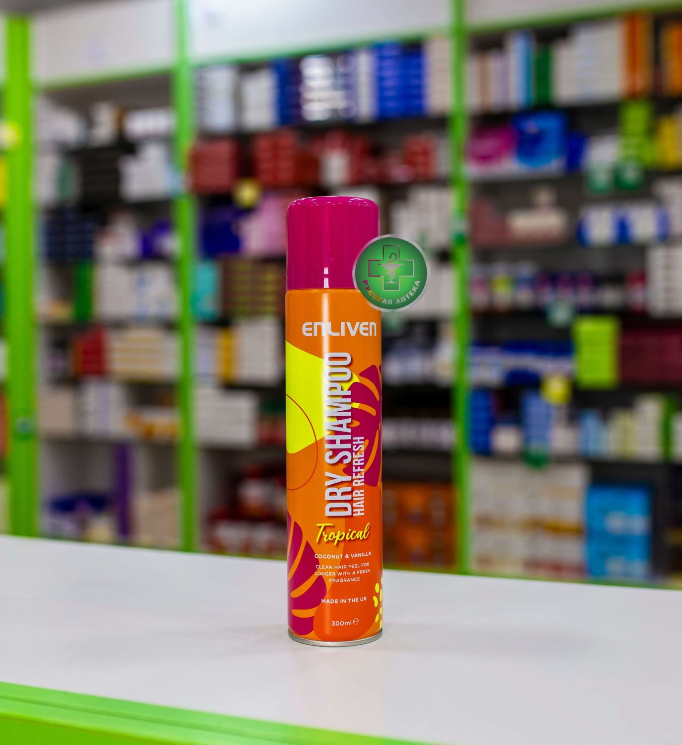 Enliven Dry Shampoo Hair Refresh Tropical Coconut & Vanilla 300 ml